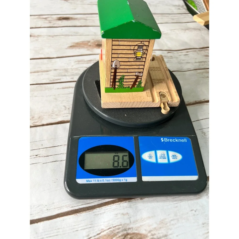 Thomas & Friends Conductor Shed Wooden Railway Accessory Green 2001 OS